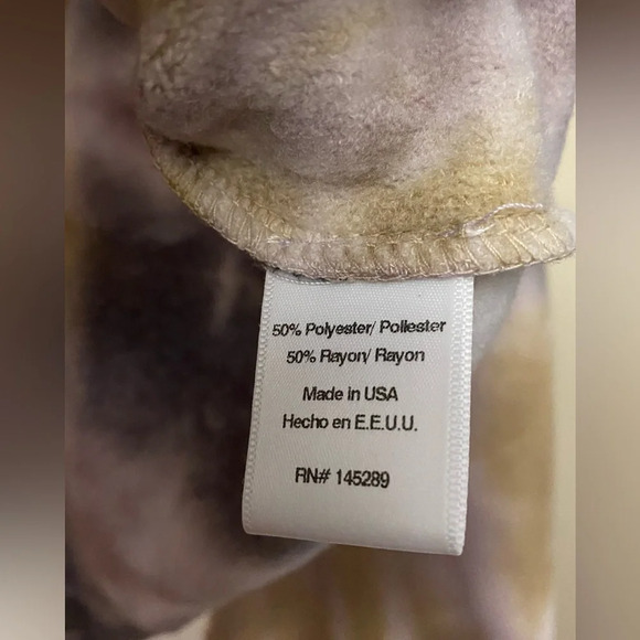 NWT Oli & Viv Parker Raglan Long Sleeve Crop Pullover Tie Dye Size XXS - Picture 8 of 9